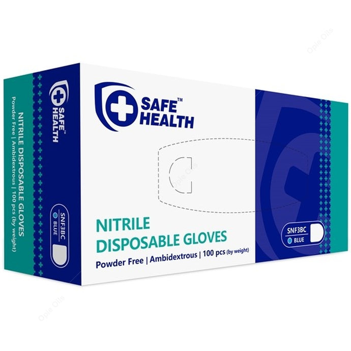 Safe Health Nitrile Powder Free Gloves LARGE